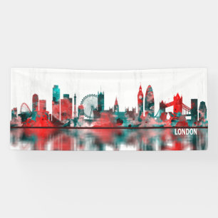 Banderoles London England Skyline
