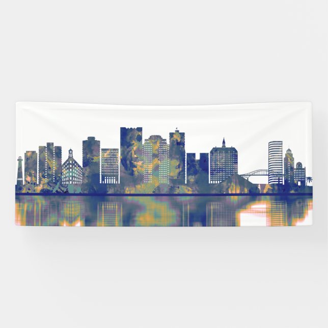 Banderoles Long Beach Skyline (Horizontal)
