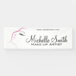 Banderoles Longues cils oeilleur Lash Extensions rose Noir