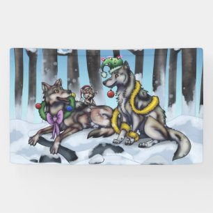Banderoles Loups de vacances