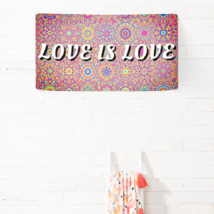 Banderoles Love Is Love Fierté