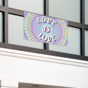 Banderoles Love Is Love Fierté