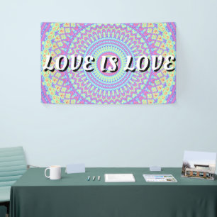 Banderoles Love Is Love Fierté