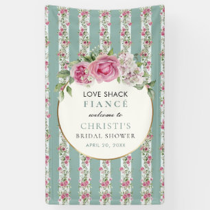 Banderoles Love Shack Fiance Garden Party