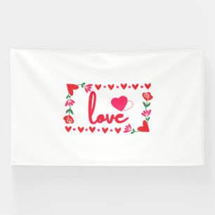 Banderoles Love Valentine's Day 6x10 Vinyl Banner