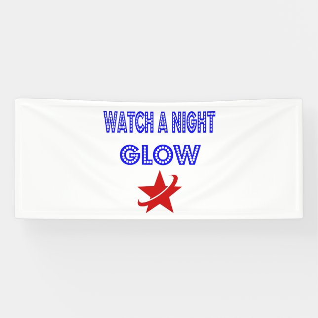 Banderoles lueur nocturne (Horizontal)