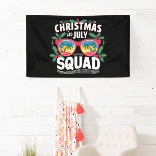 Banderoles Lunettes de soleil Christmas In July Squad Été Pla