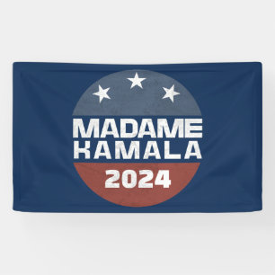 Banderoles Madame Kamala Harris 2024 pour le président Patrio