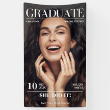 Magazine Journal Graduation Party Photo