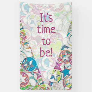 Banderoles Main Tirée Par EDDArt - Étoiles Et Coeurs 1