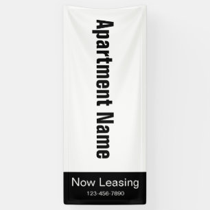 Banderoles Maintenant Location Nom de l'appartement Numéro de