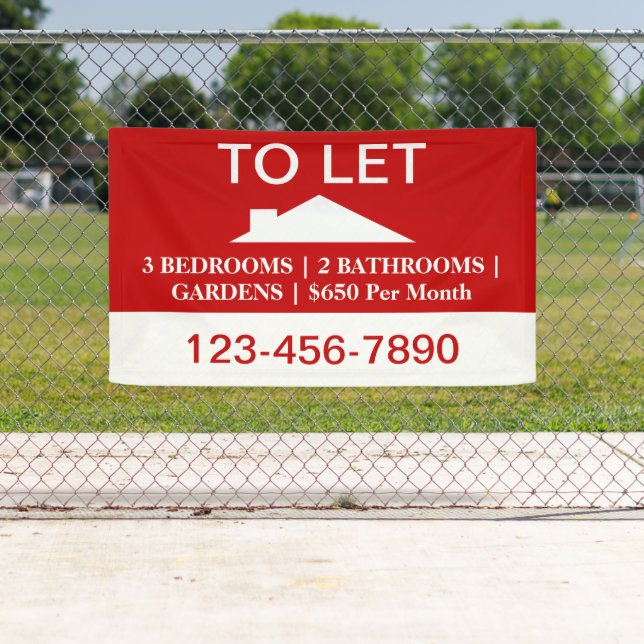 Banderoles Maison à louer par propriétaire (En situation)