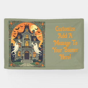Banderoles Maison Hantée - Croissant Siniastre