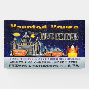 Banderoles Maison hantée d'Halloween