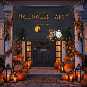 Banderoles Maison hantée effrayante Trunk or Treat Halloween