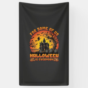 Banderoles Maison Hantée Tous Les Jours Halloween Sorcière Lu