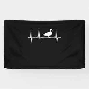 Banderoles Mallard Heartbeat Cadeau Pour Hommes Femmes Canard