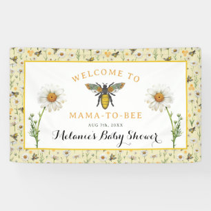 Banderoles Mama To Bee Bumblebee Baby shower Affiche de bienv