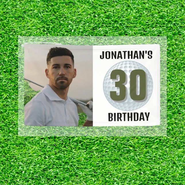 Banderoles Man Golf Party Snapshot ! (Créateur téléchargé)