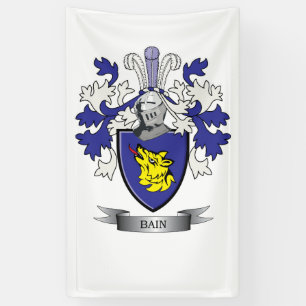 Banderoles Manteau de crête de famille de Bain des bras