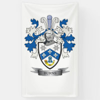 Manteau de crête de famille de brûlures des bras