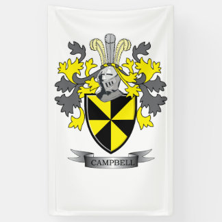 Banderoles Manteau de crête de famille de Campbell des bras