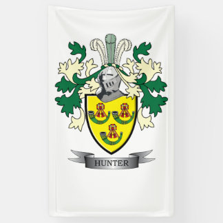 Banderoles Manteau de crête de famille de chasseur des bras