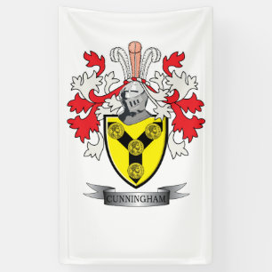 Banderoles Manteau de crête de famille de Cunningham des bra