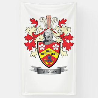Banderoles Manteau de crête de famille de Duncan des bras
