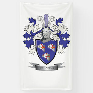 Banderoles Manteau de crête de famille de Forbes des bras