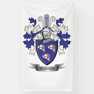 Banderoles Manteau de crête de famille de Forbes des bras