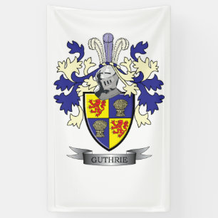 Banderoles Manteau de crête de famille de Guthrie des bras
