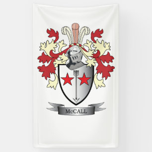 Banderoles Manteau de crête de famille de McCall des bras