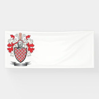 Banderoles Manteau de crête de famille de McCulloch des bras
