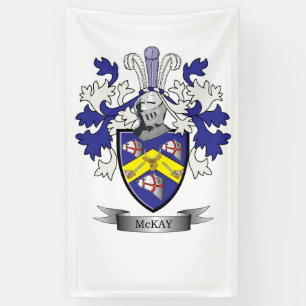 Banderoles Manteau de crête de famille de McKay des bras