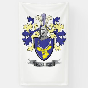 Banderoles Manteau de crête de famille de McKenzie des bras