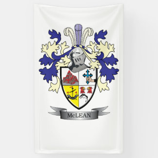Banderoles Manteau de crête de famille de McLean de TITRE   