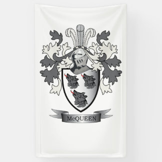 Banderoles Manteau de crête de famille de McQueen des bras