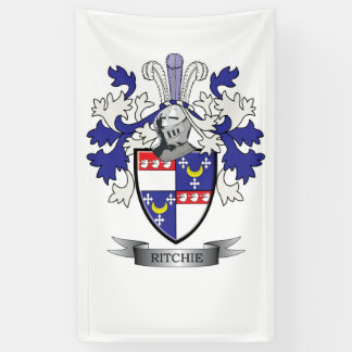 Banderoles Manteau de crête de famille de Ritchie des bras