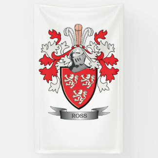 Banderoles Manteau de crête de famille de Ross des bras