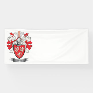 Banderoles Manteau de crête de famille de Ross des bras