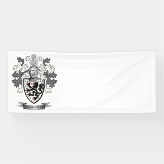 Banderoles Manteau de crête de famille d'Edwards des bras