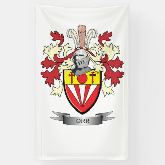 Banderoles Manteau de crête de famille d'Orr des bras