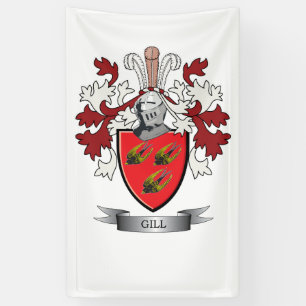 Banderoles Manteau de crête de famille d'ouïe des bras