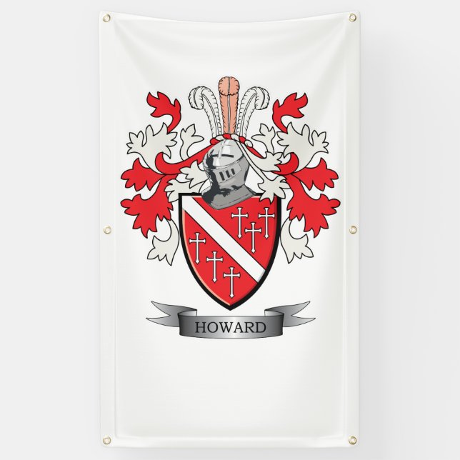 Banderoles Manteau de Howard des bras (Vertical)
