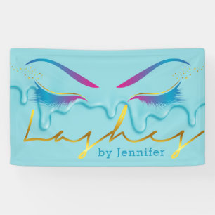 Banderoles Maquillage Artiste Eyelash Lashes Déchets de peint