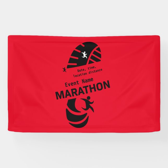 Banderoles Marathon de bienfaisance merveille d'événement pro (Horizontal)