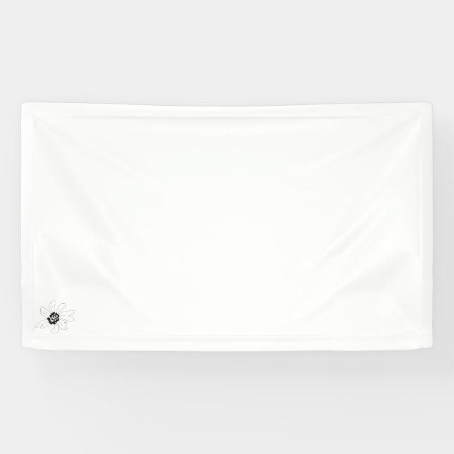 Banderoles marguerite africaine Design Vinyl Banner (Horizontal)