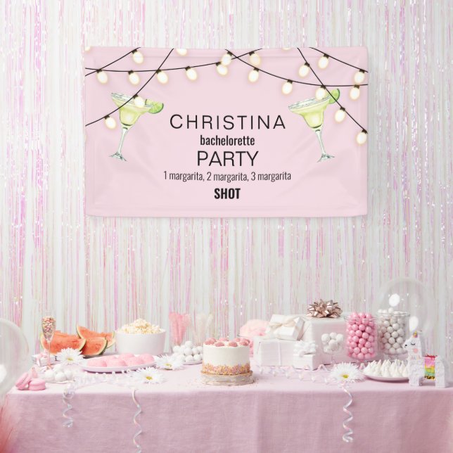 Banderoles Mariage Bachelorette Party Margarita (Fête)