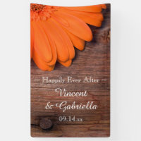 Mariage campagnard rustique en bois d'orange